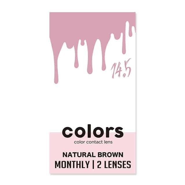 COLORS - Natural Brown 月con (2P)