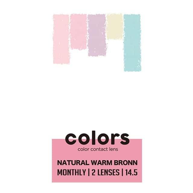 COLORS - Natural Warm Brown 月con (2P)