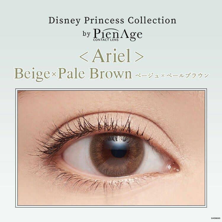 PienAge - Disney Princess Collection 2 Week - Ariel (Beige×Pale Brown)  (6P)