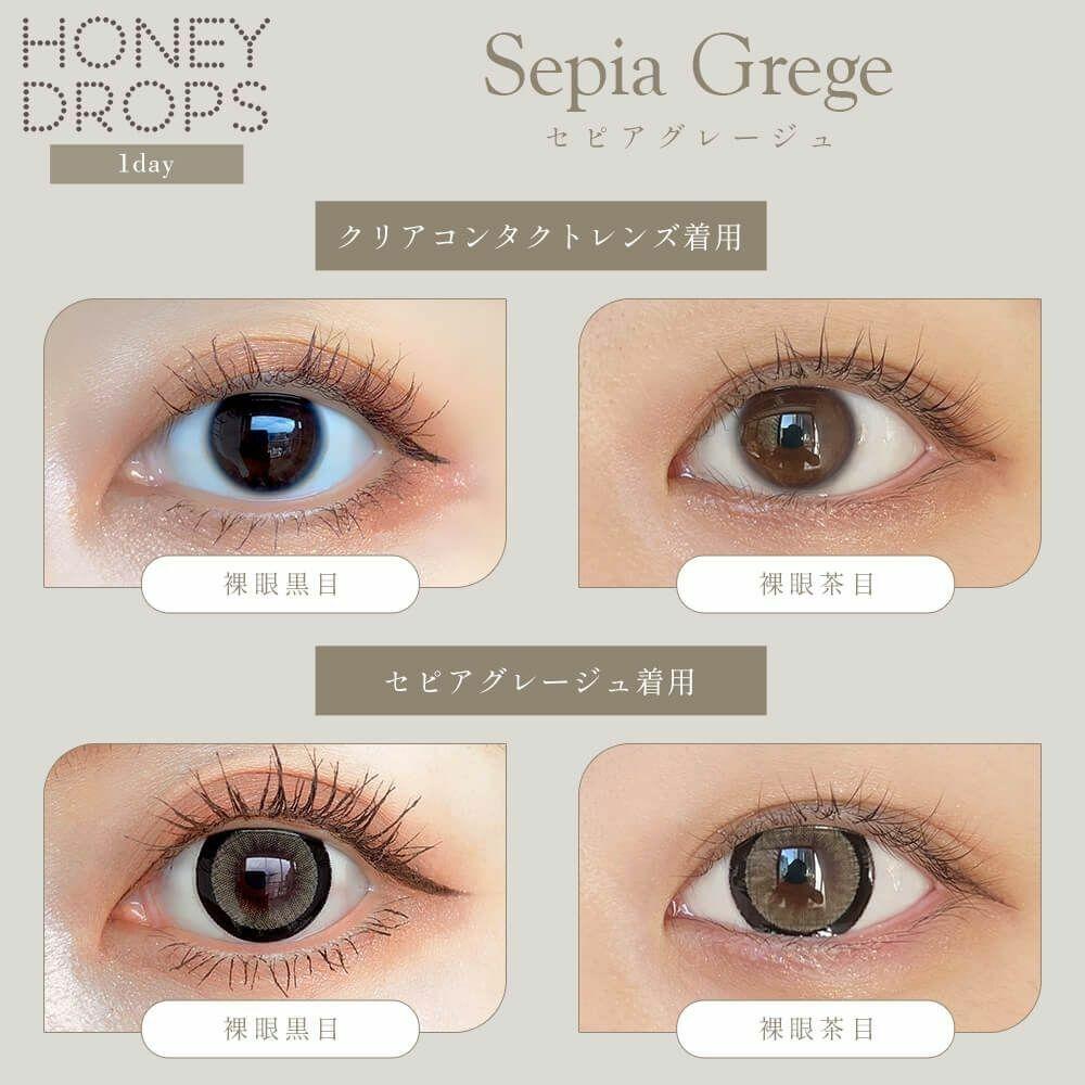HONEY DROPS - 1Day - sepia grege(10P)