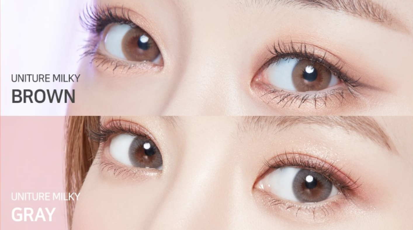 Lenstown Uniture MILKY Brown - 月con (2P)