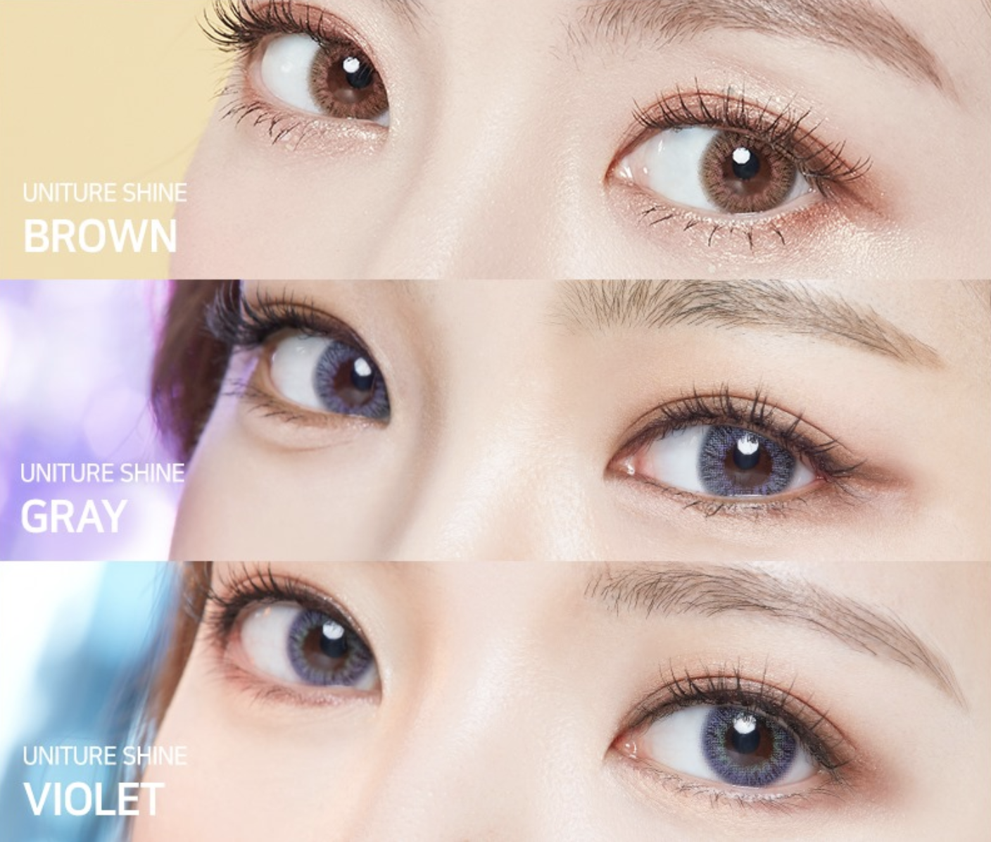 Lenstown Uniture SHINE Brown - 月con (2P)