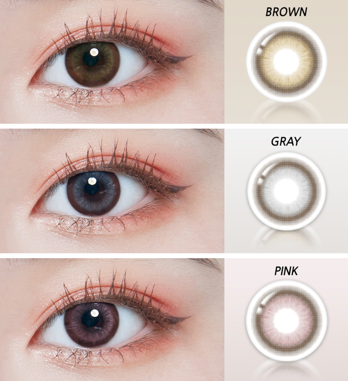 Lenstown Olly2 Pink - 月con (2P)