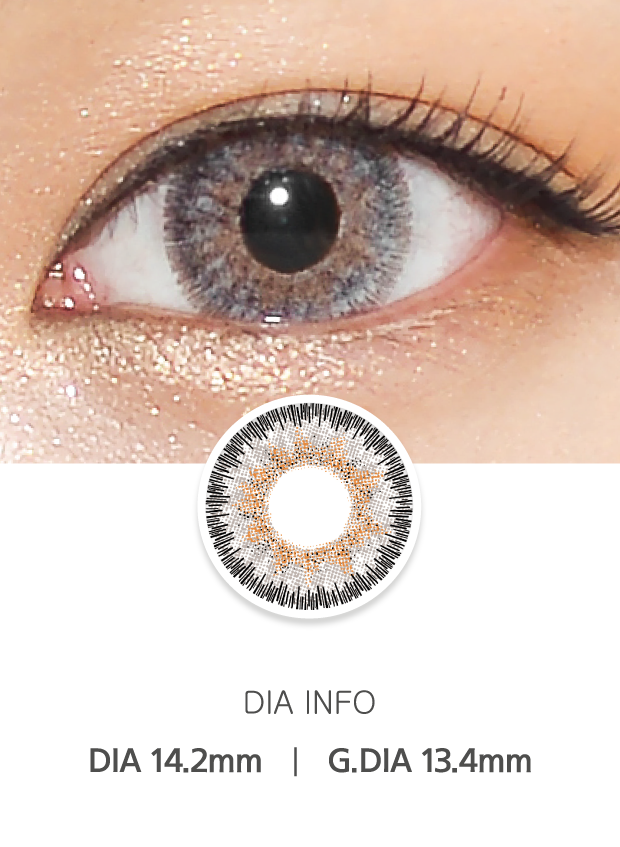 Ann365 3Color Sunny Gray - 月con (2p)