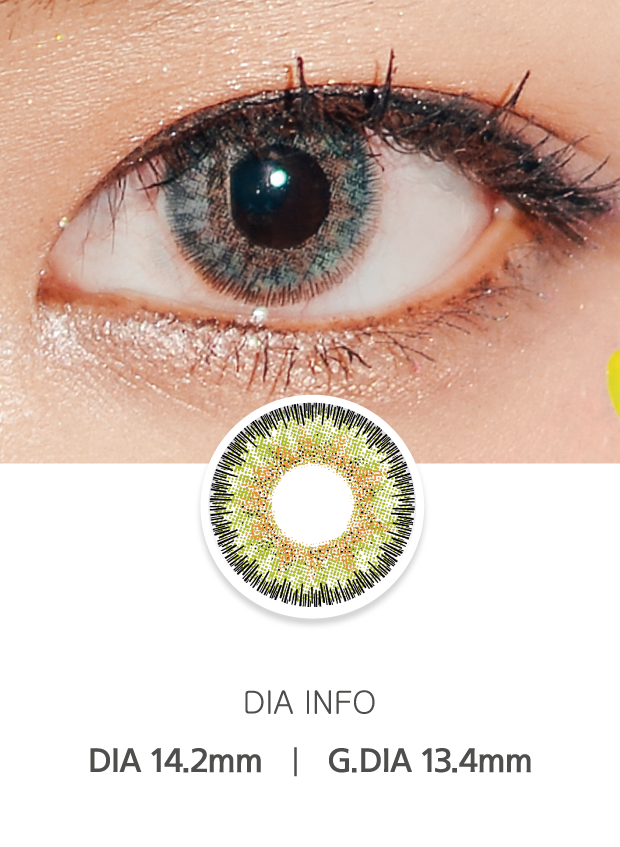 Ann365 3Color Duo Green - 月con (2p)