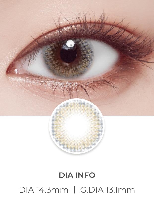 Lensvery National Queen Gray - 月con (2p)