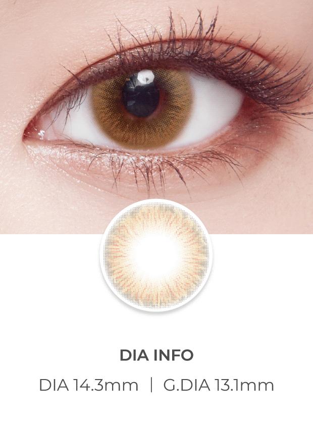 Lensvery National Queen Brown - 月con (2p)