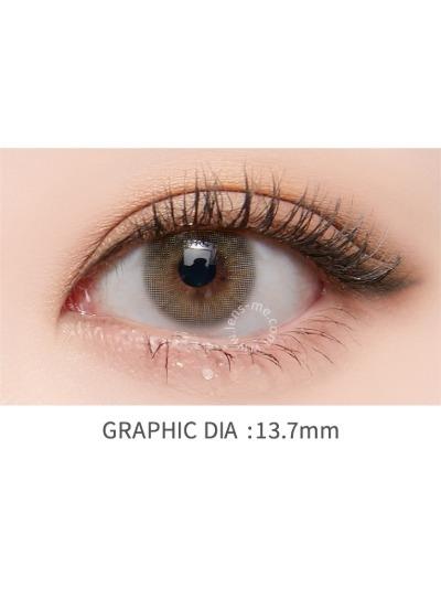 Lensme MAKE OVER TRENDY 1 DAY MILKIN GRAY (20P)