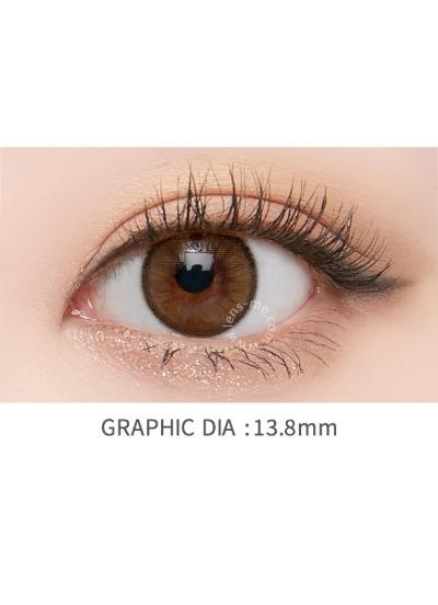 Lensme MAKE OVER TRENDY 1 DAY HOLIVE BROWN(20P)