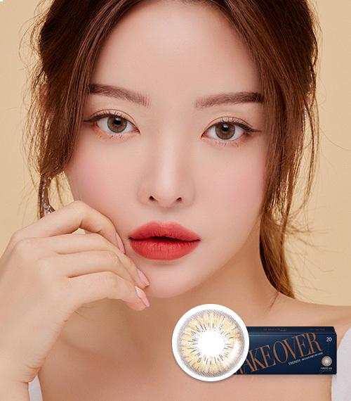 Lensme MAKE OVER TRENDY 1 DAY WEEKI BROWN (20P)