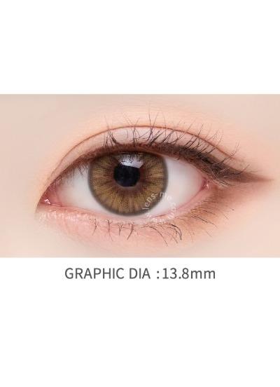 Lensme MAKE OVER TRENDY 1 DAY WEEKI BROWN (20P)