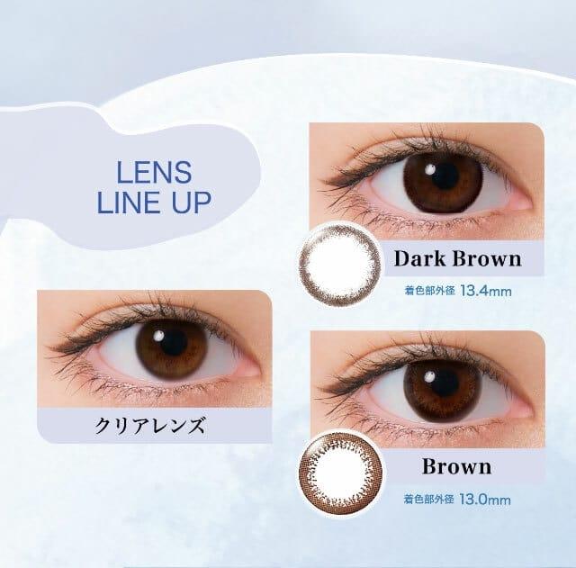 1 day Aire REAL UV TORIC 散光 - Dark Brown  (10P)