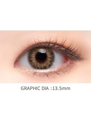 Lensme Torica 散光 - Make Look Zinnive Brown- 月con