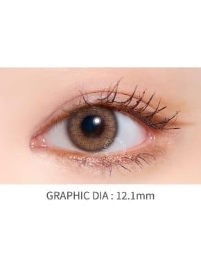 Lensme Torica 散光 - Make Look Lighty Brown - 月con