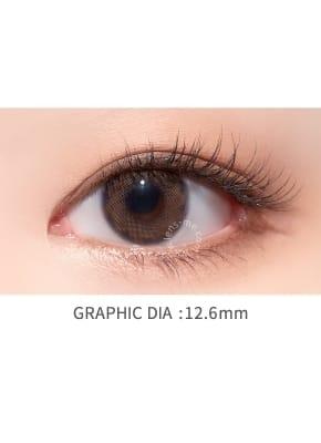 Lensme Torica 散光 - Make Look Dearble Brown - 月con