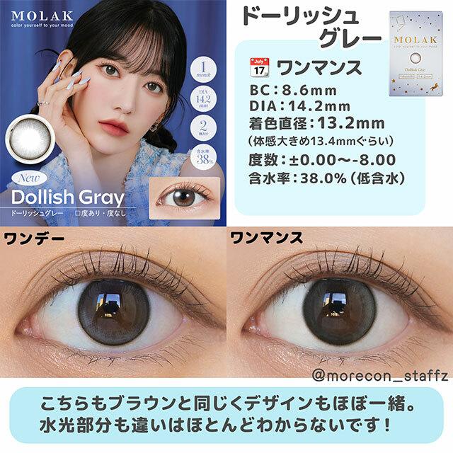 MOLAK - Dollish Gray 月 con (2P)