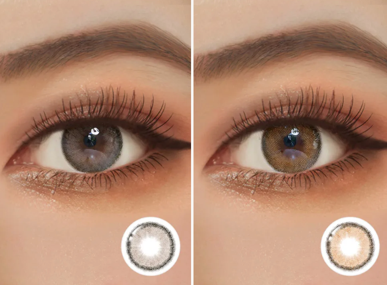 Lenstown Romantea Rose Beige Brown Toric 散光 - 半年 con