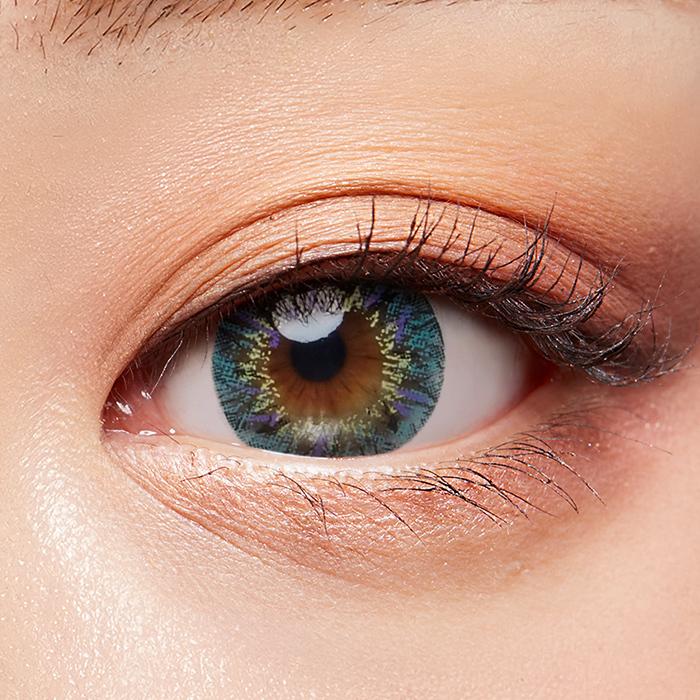 Lenstown Sand Beach Blue Toric 散光 - 半年 con