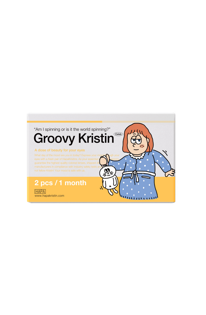 Hapa Kristin - Groovy Kristin Olive Brown - 月 con  (2P)