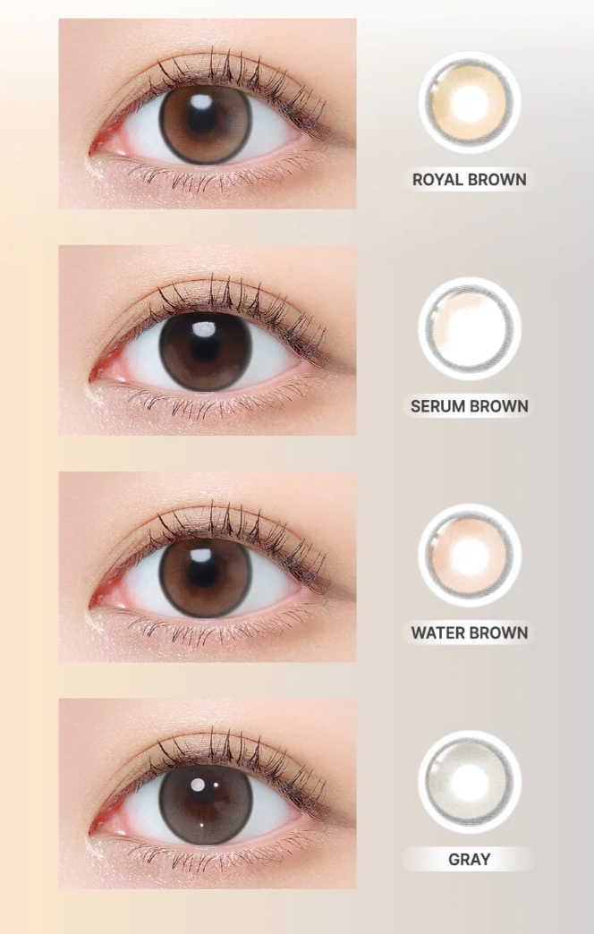 Lenstown Beloved Water Brown - 月con (2P)