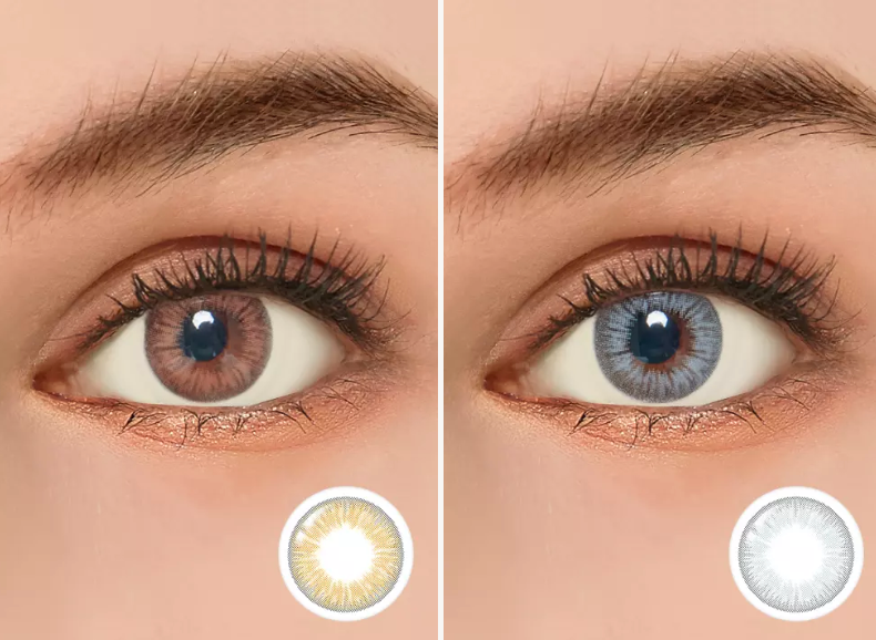 Lenstown Punkyfree Gray - 月con (2P)