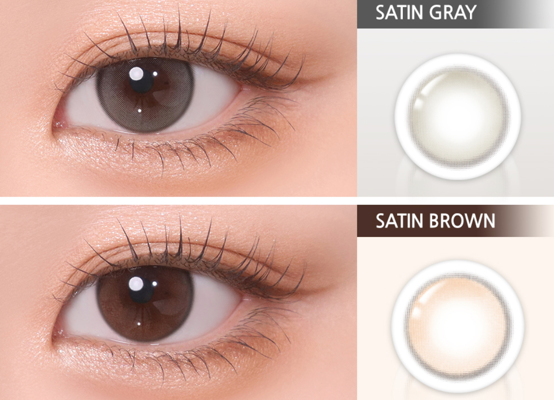 Lenstown Romantea Mood 1 Day Satin Gray (10P)