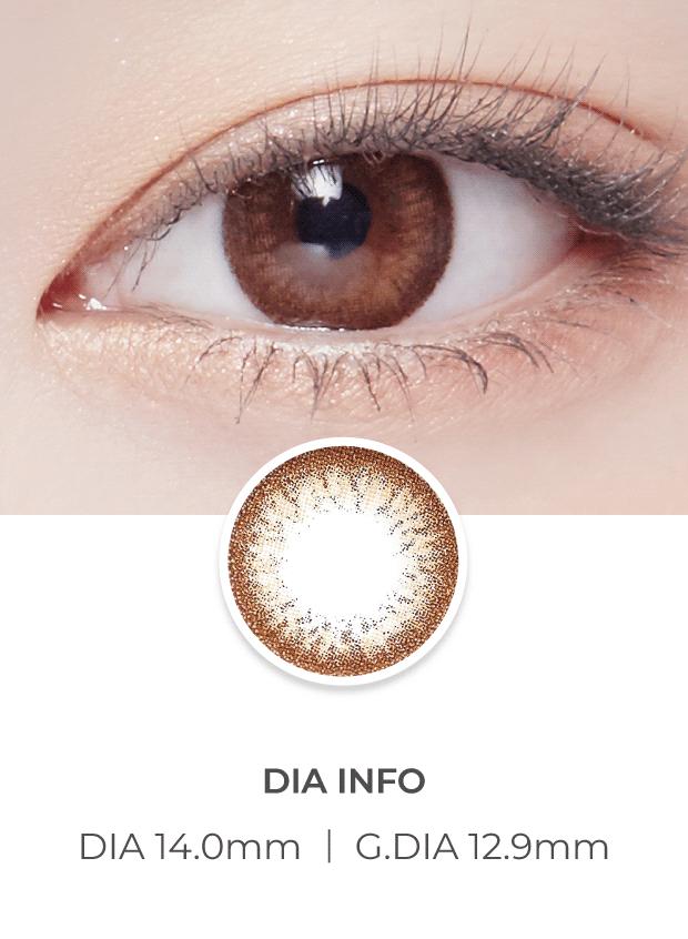 Lensvery Rosee Romantic Brown - 月con (2p)