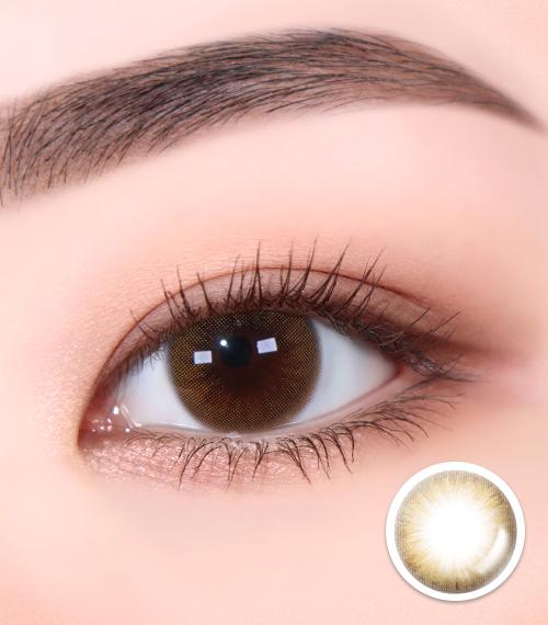 Lensme Noble Mystic Realsome 1 Day Brown  (10p)