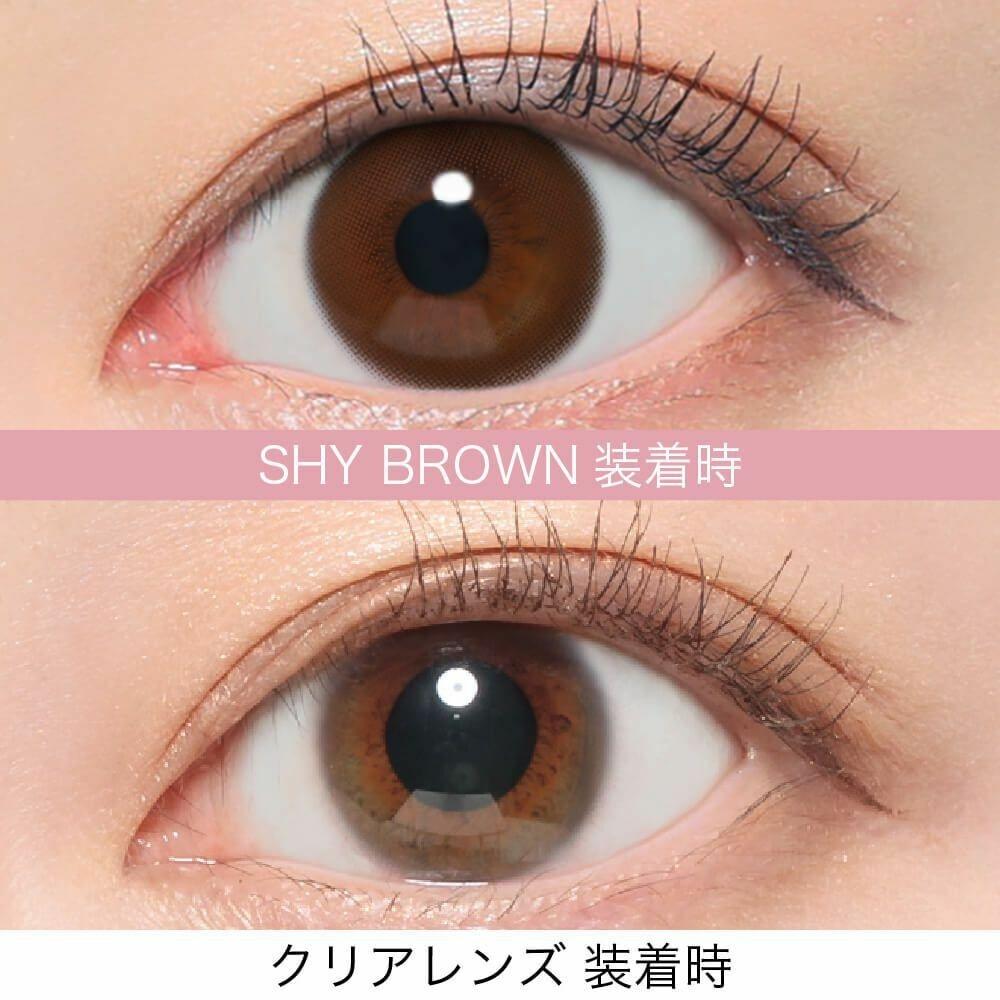 Revia - 1 Day Circle - Shy Brown (10P)