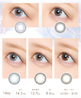 RAIN  - 1Day - doll gray (10P)