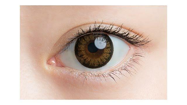 CaraEyes UV moist - 1 Day -  VividBrown (30P)