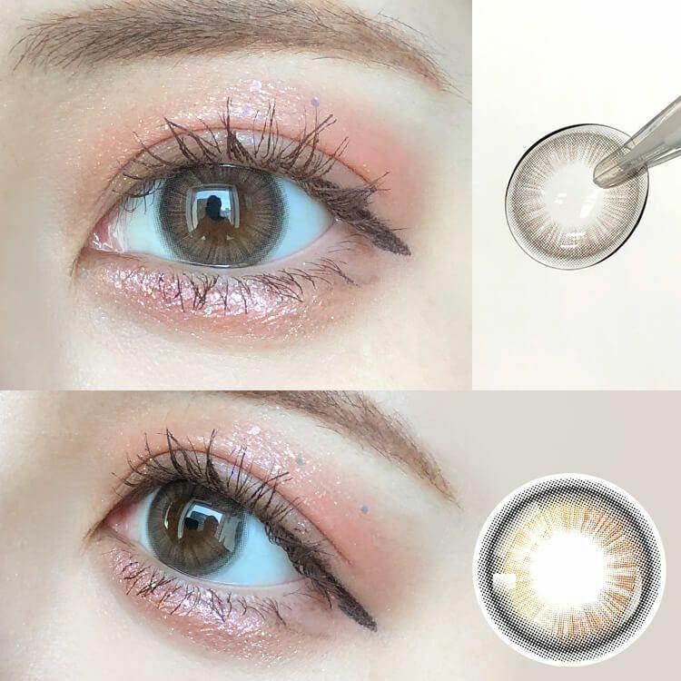 HONEY DROPS Water Light  - 1Day - brown + beige (10P)