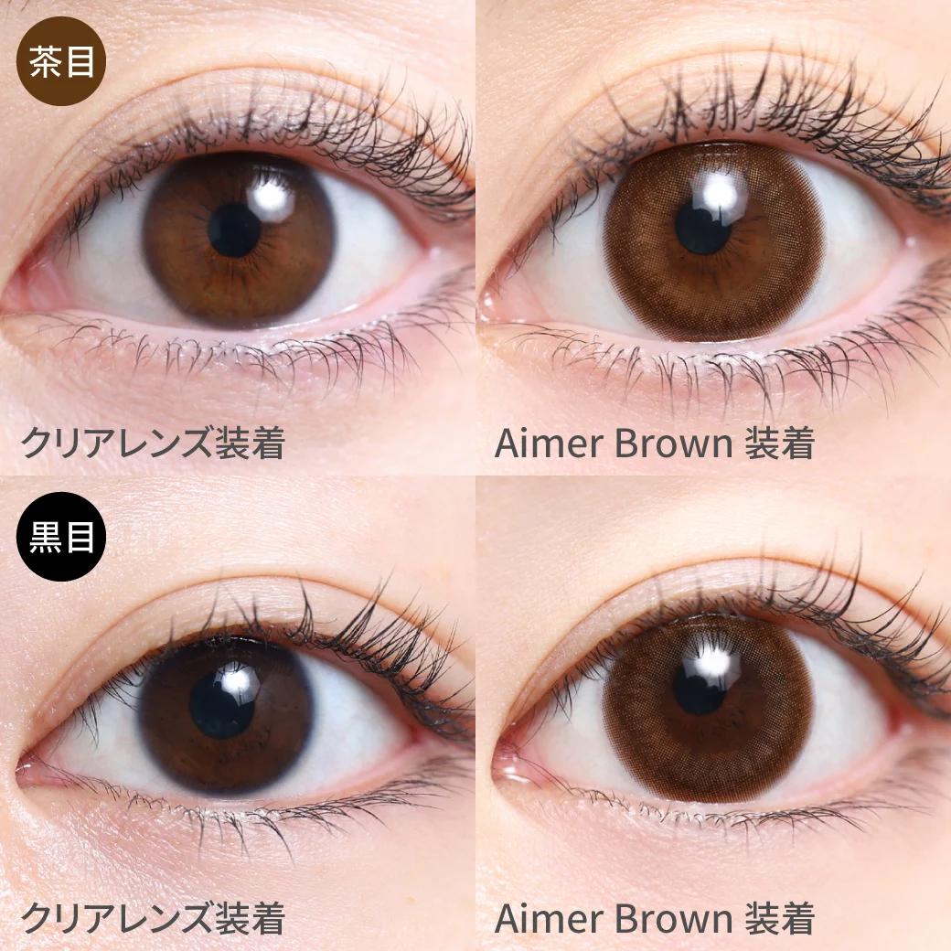 TeAmo - 1 Day Aimer Brown (10P)