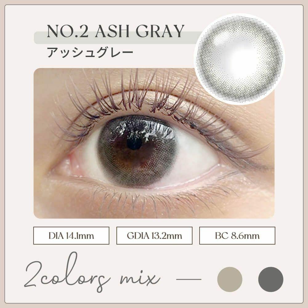 ANGEL EYES by KAREN FUJII - 1 Day Ash Gray (10P)