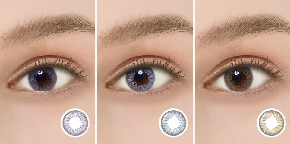 Lenstown EauSoPretty Gray - 月con (2P)