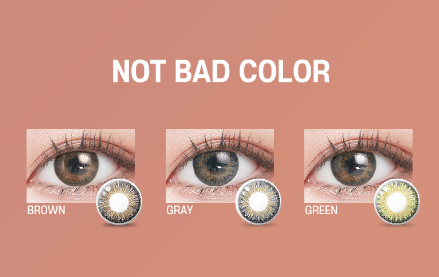 Lenstown Not Bad Gray - 月con (2P)