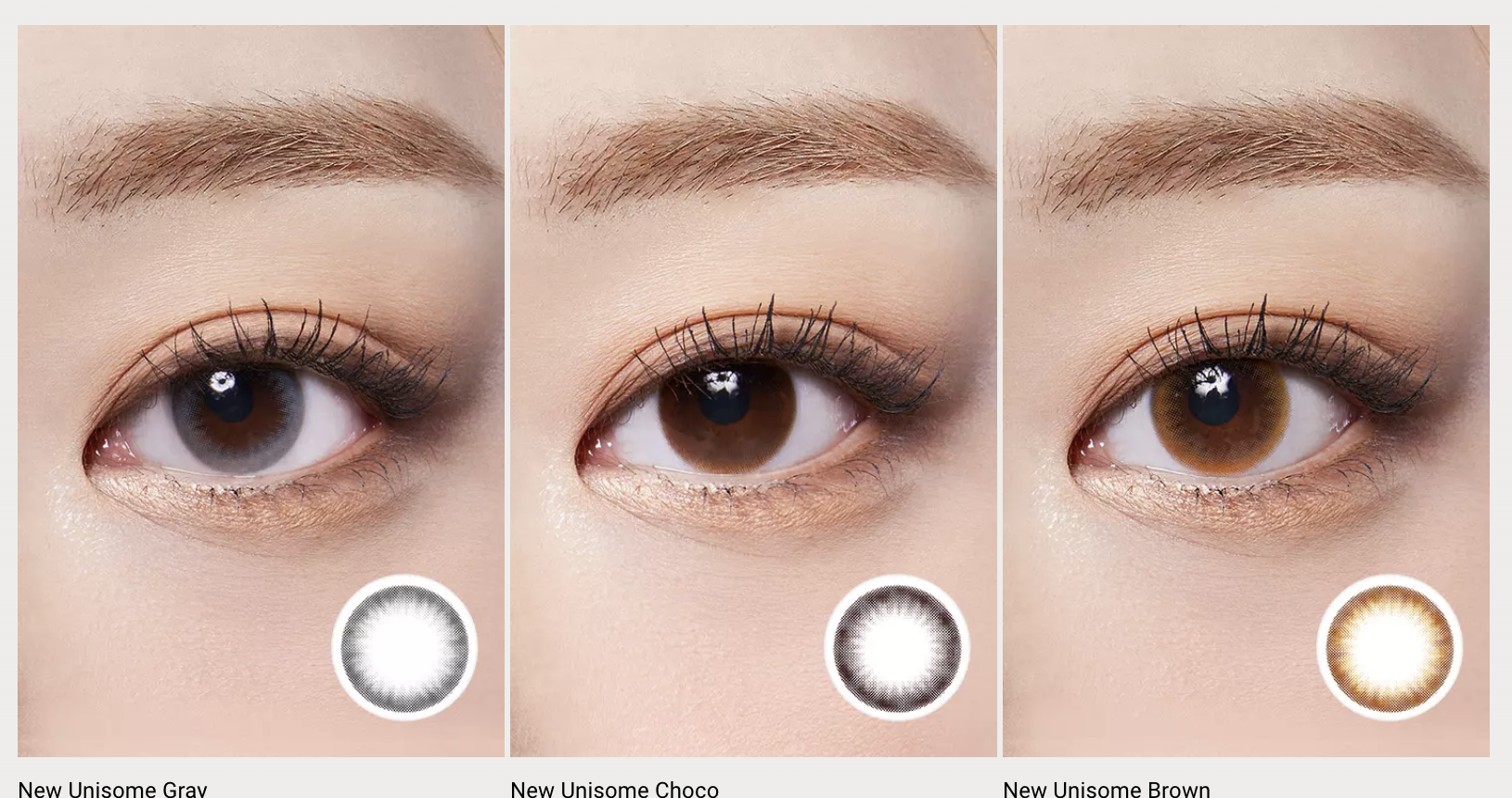 Lenstown New Unisome Gray - 月con (2P)