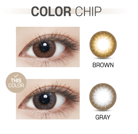 Lensvery Big Class Gray - 月con (2p)