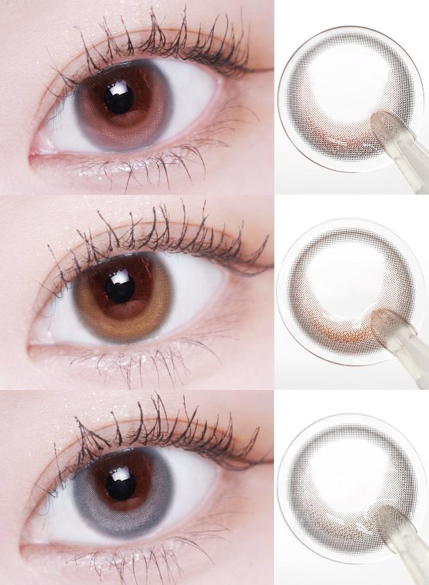 Lensvery RoseMoon Cotton Gray - 月con (2p)