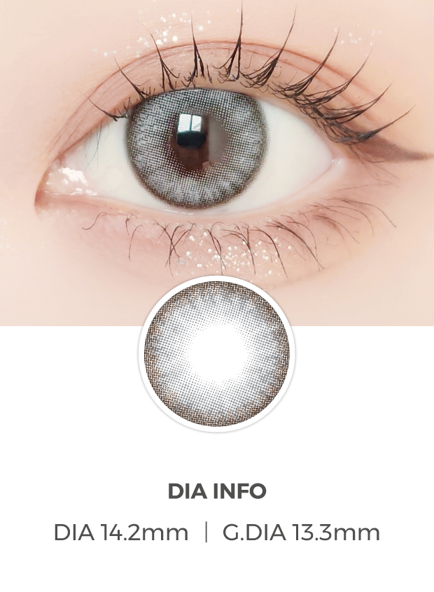 Lensvery Blurry Dusty Gray - 月con (2p)