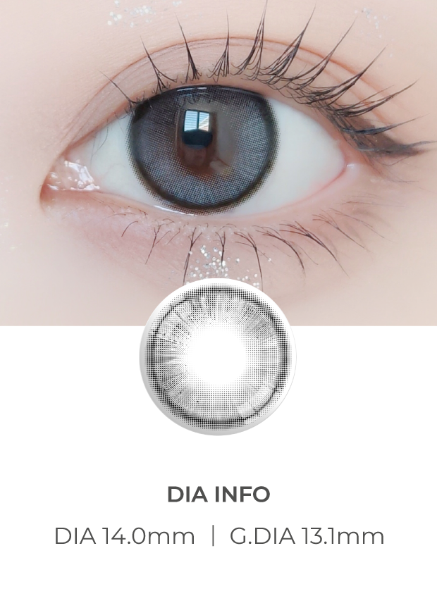 Ann365 Anreen Ash Gray - 月con (2p)