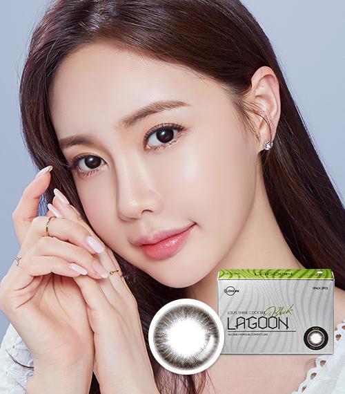 Lensme COCKTAIL LAGOON BLACK-月con